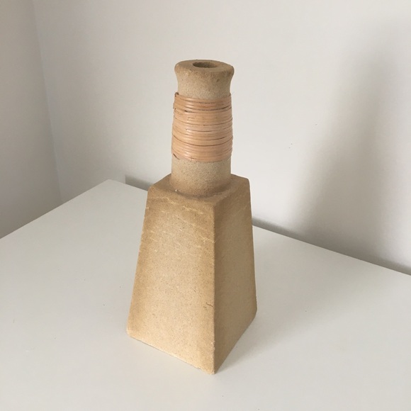 Boheme Cement Wicker Vase